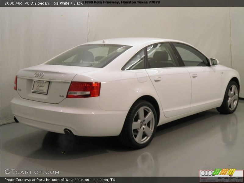 Ibis White / Black 2008 Audi A6 3.2 Sedan