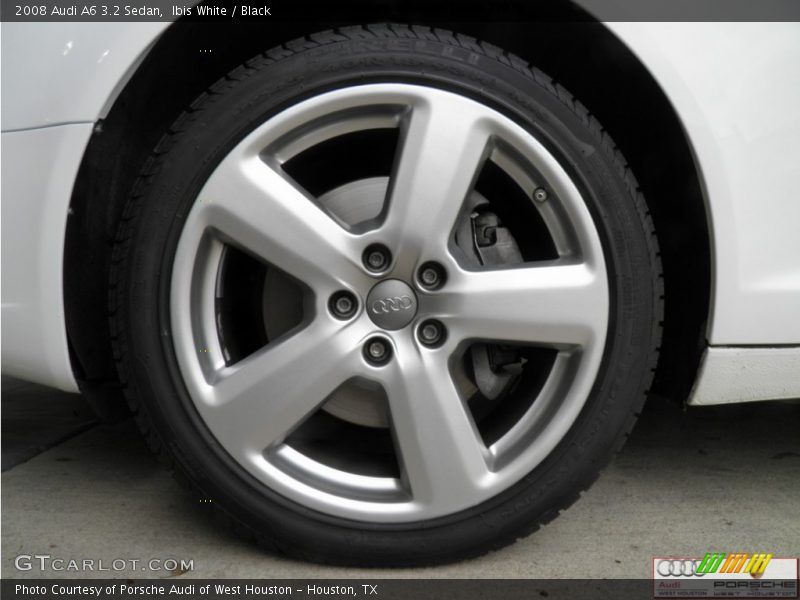 Ibis White / Black 2008 Audi A6 3.2 Sedan