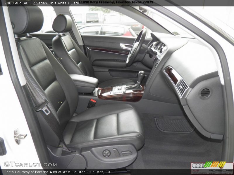 Ibis White / Black 2008 Audi A6 3.2 Sedan