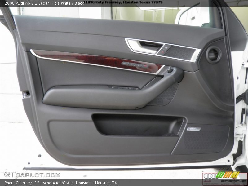 Ibis White / Black 2008 Audi A6 3.2 Sedan