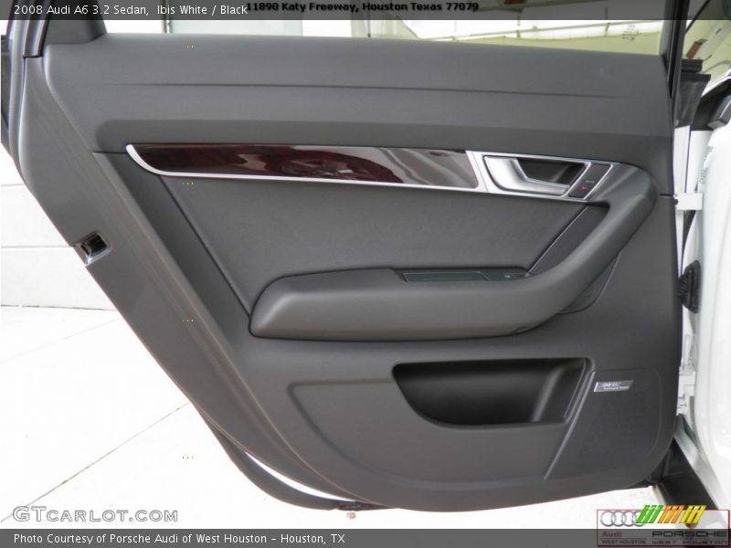 Ibis White / Black 2008 Audi A6 3.2 Sedan