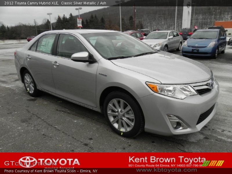 Classic Silver Metallic / Ash 2012 Toyota Camry Hybrid XLE
