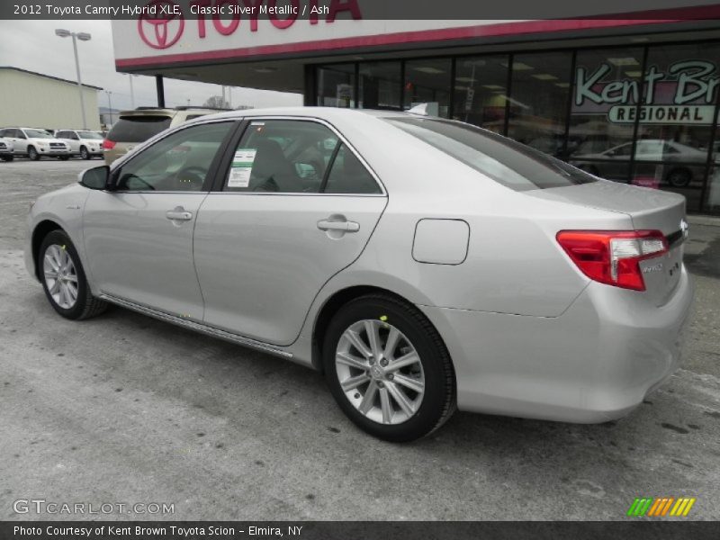 Classic Silver Metallic / Ash 2012 Toyota Camry Hybrid XLE