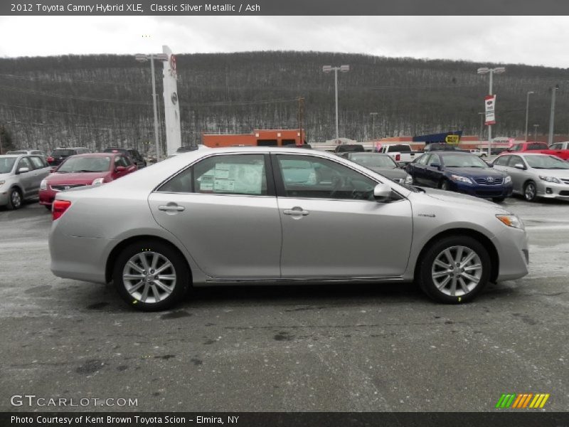Classic Silver Metallic / Ash 2012 Toyota Camry Hybrid XLE