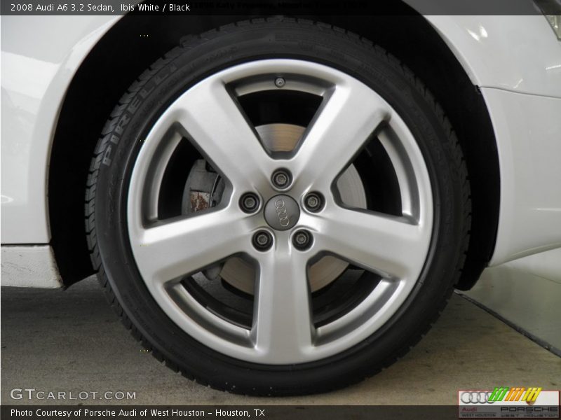 Ibis White / Black 2008 Audi A6 3.2 Sedan