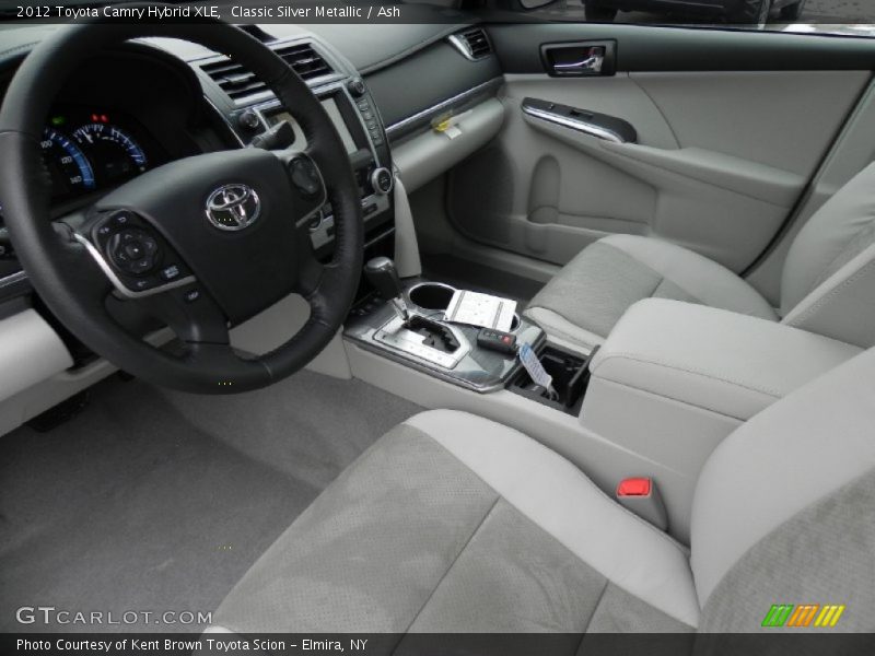 Classic Silver Metallic / Ash 2012 Toyota Camry Hybrid XLE
