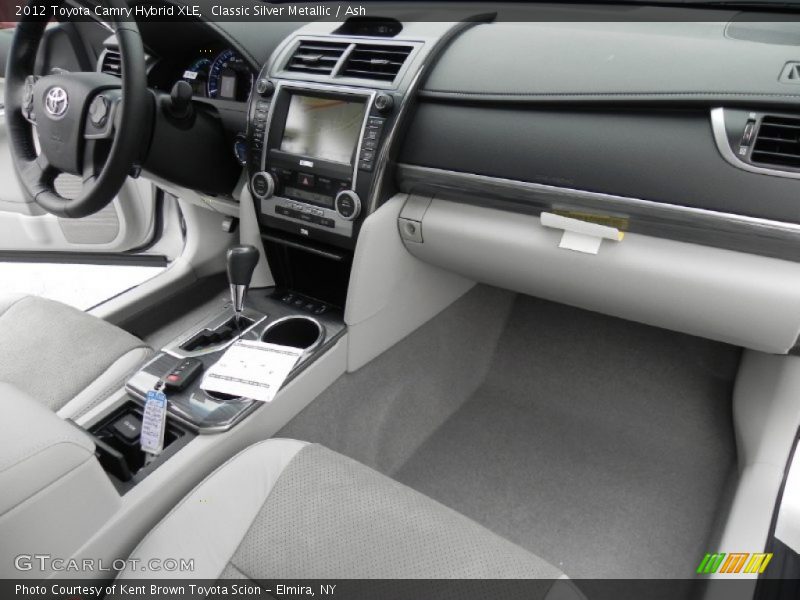 Classic Silver Metallic / Ash 2012 Toyota Camry Hybrid XLE