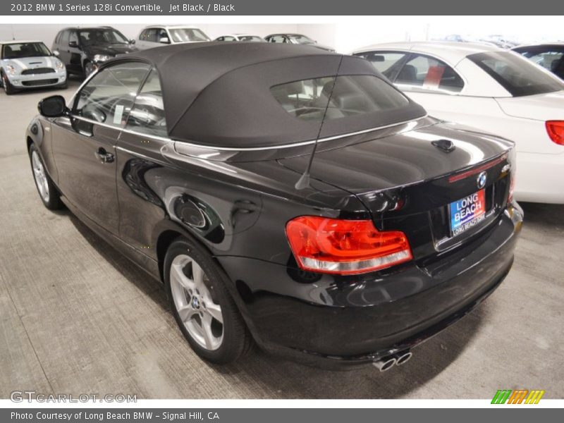 Jet Black / Black 2012 BMW 1 Series 128i Convertible