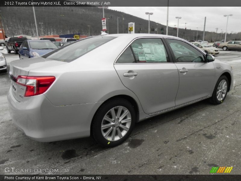 Classic Silver Metallic / Ash 2012 Toyota Camry Hybrid XLE