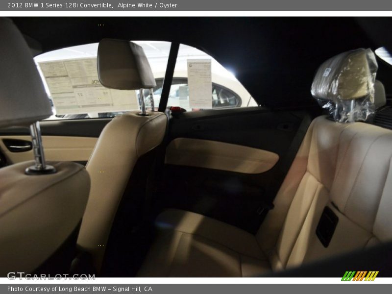 Alpine White / Oyster 2012 BMW 1 Series 128i Convertible