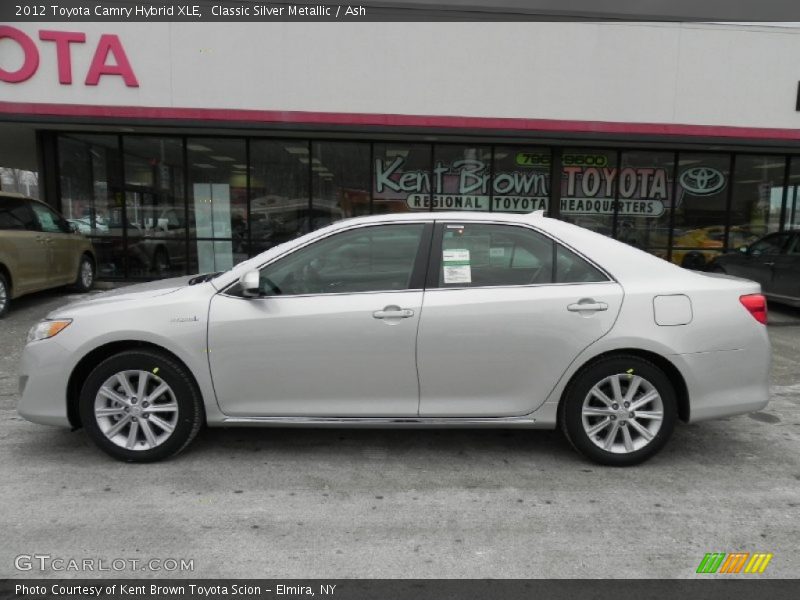 Classic Silver Metallic / Ash 2012 Toyota Camry Hybrid XLE