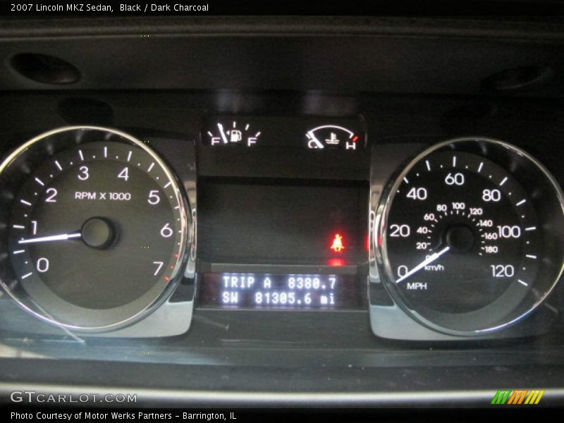 Black / Dark Charcoal 2007 Lincoln MKZ Sedan