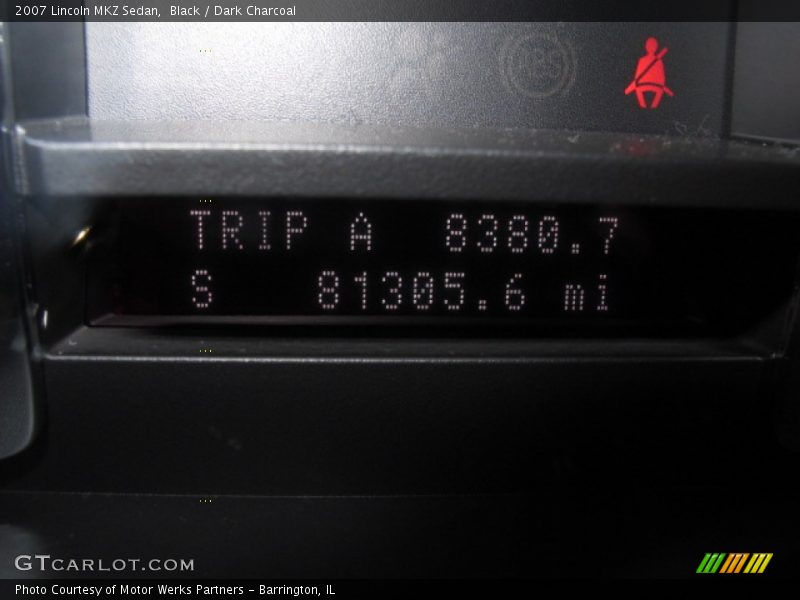 Black / Dark Charcoal 2007 Lincoln MKZ Sedan