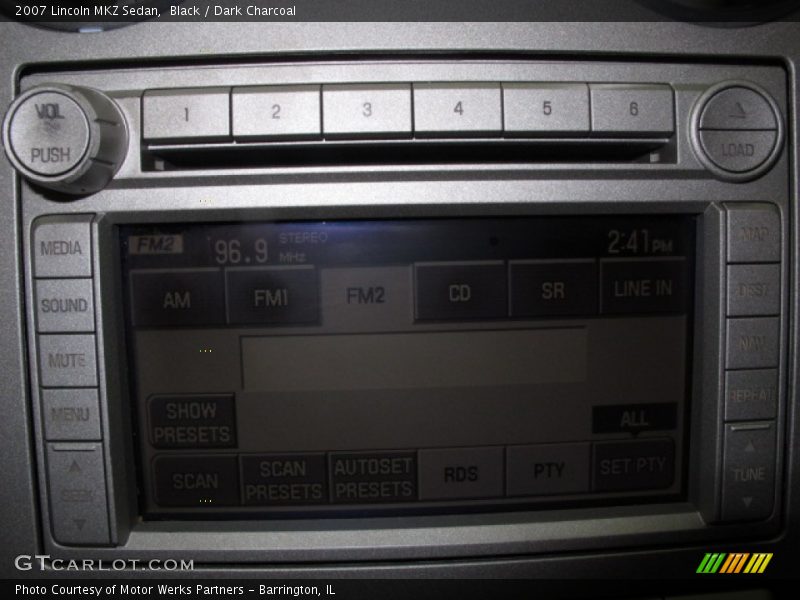 Black / Dark Charcoal 2007 Lincoln MKZ Sedan