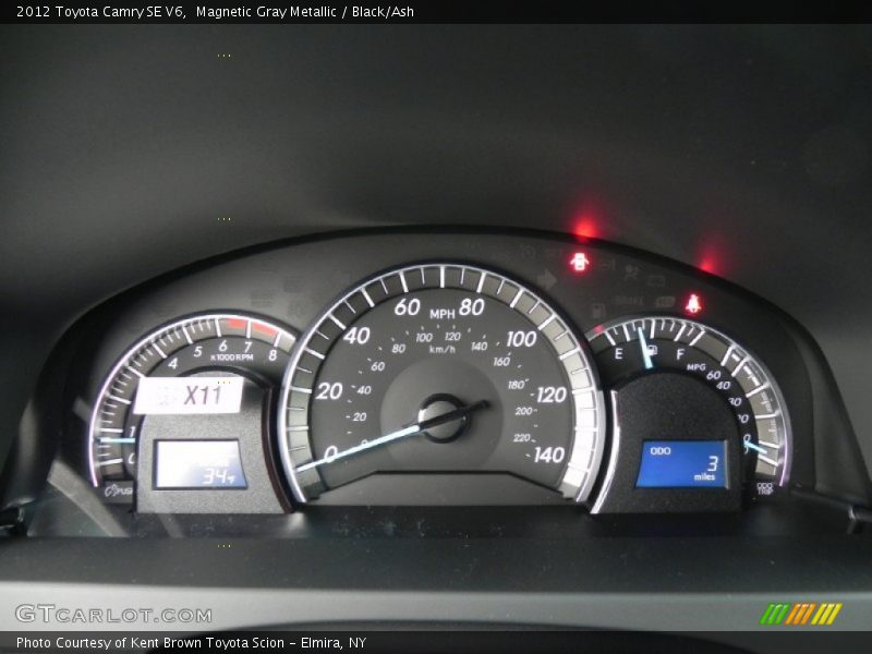  2012 Camry SE V6 SE V6 Gauges