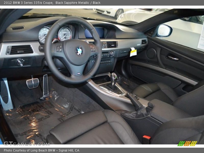  2012 3 Series 335is Coupe Black Interior