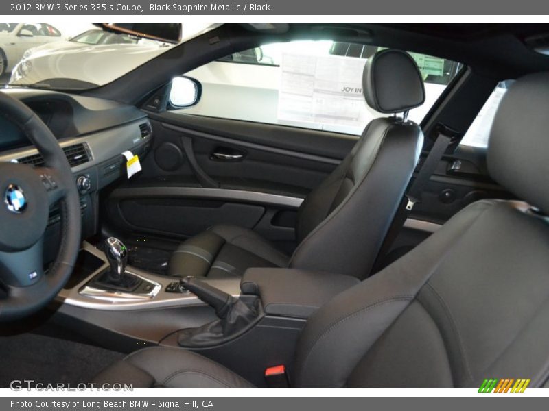 Black Sapphire Metallic / Black 2012 BMW 3 Series 335is Coupe