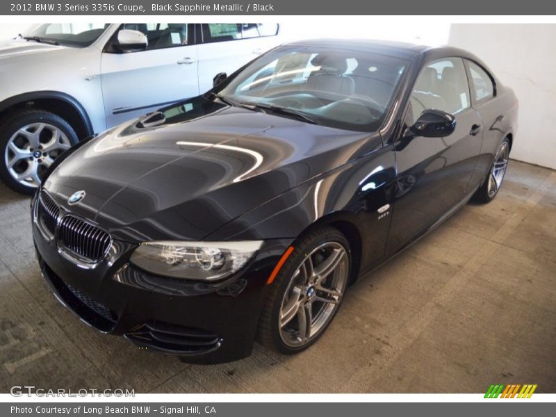 Black Sapphire Metallic / Black 2012 BMW 3 Series 335is Coupe