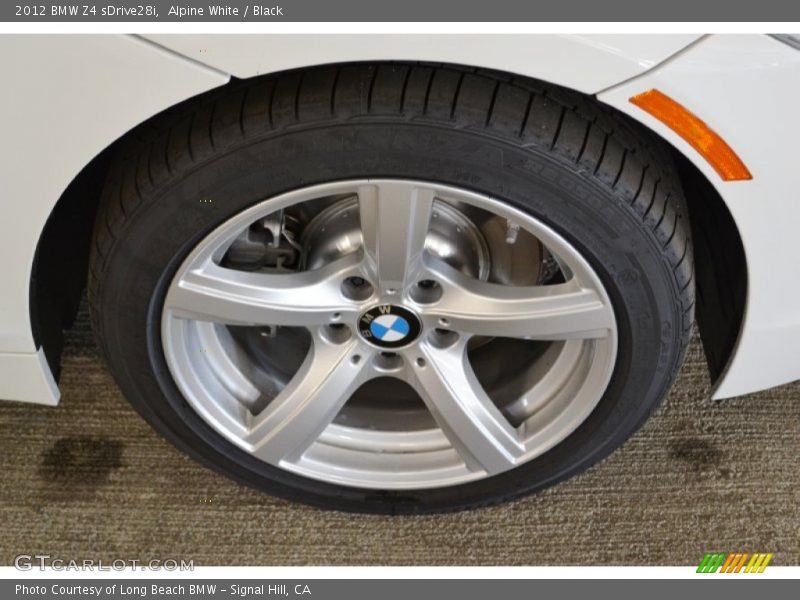 Alpine White / Black 2012 BMW Z4 sDrive28i