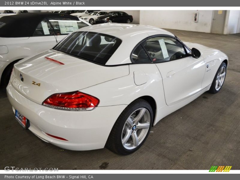 Alpine White / Black 2012 BMW Z4 sDrive28i