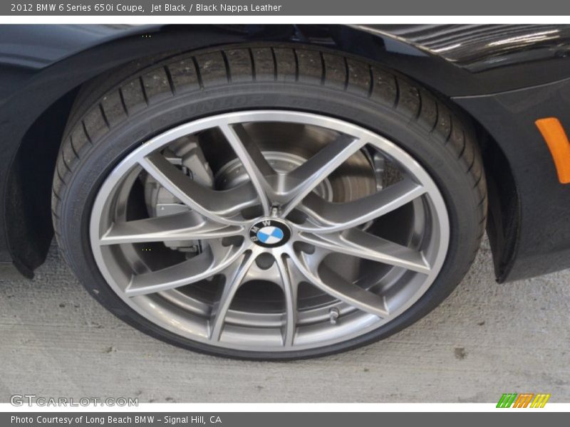 Jet Black / Black Nappa Leather 2012 BMW 6 Series 650i Coupe
