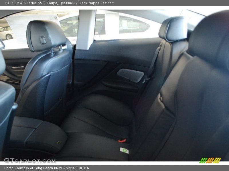 Jet Black / Black Nappa Leather 2012 BMW 6 Series 650i Coupe
