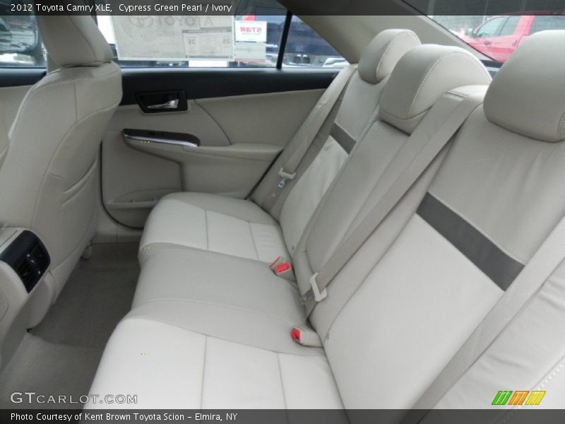 Cypress Green Pearl / Ivory 2012 Toyota Camry XLE