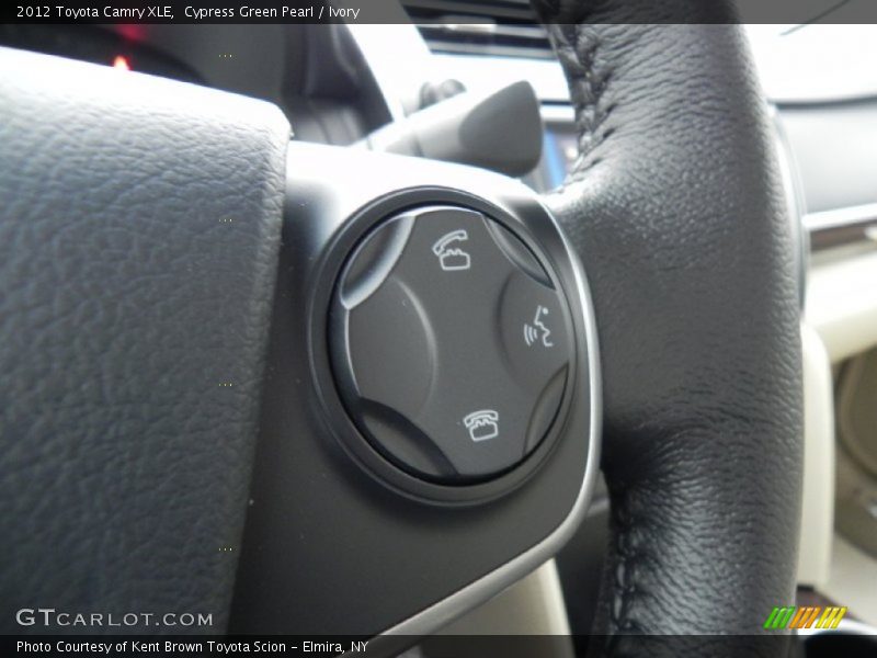 Cypress Green Pearl / Ivory 2012 Toyota Camry XLE