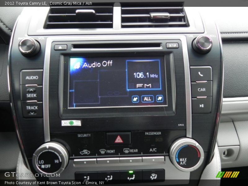 Cosmic Gray Mica / Ash 2012 Toyota Camry LE