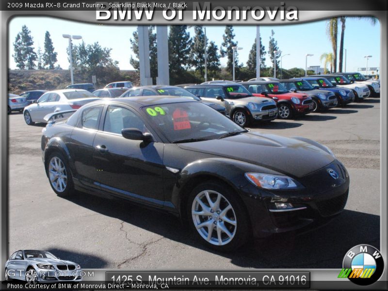 Sparkling Black Mica / Black 2009 Mazda RX-8 Grand Touring