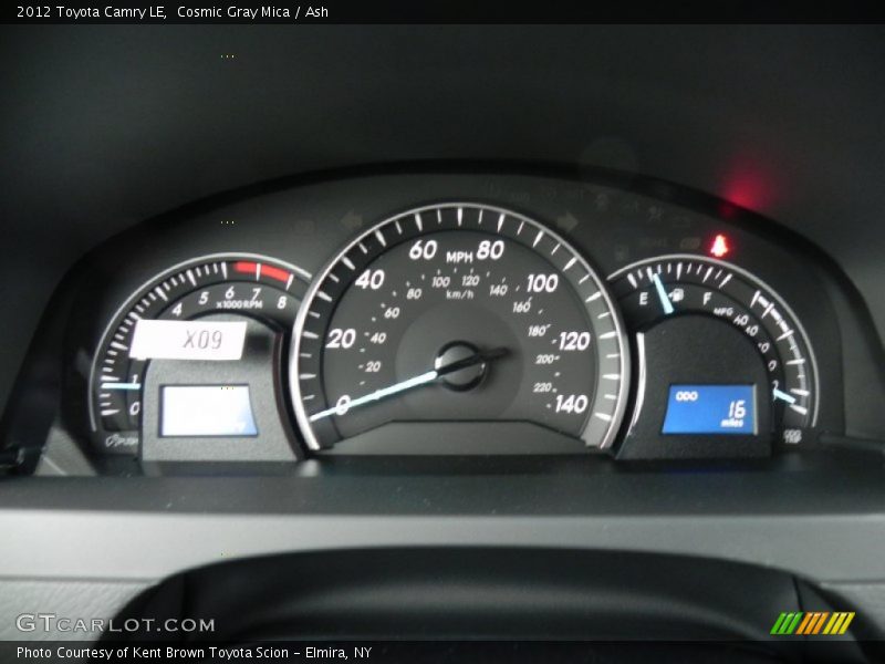 Cosmic Gray Mica / Ash 2012 Toyota Camry LE