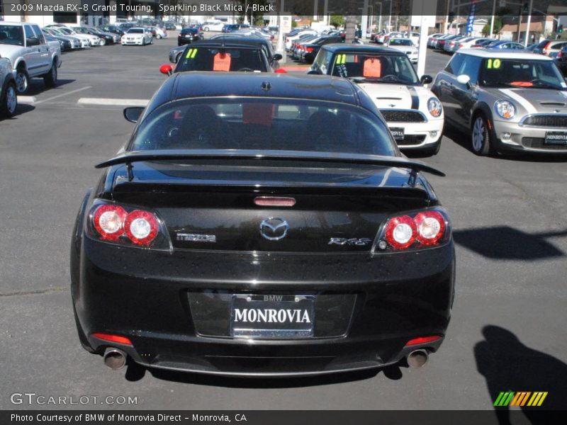 Sparkling Black Mica / Black 2009 Mazda RX-8 Grand Touring