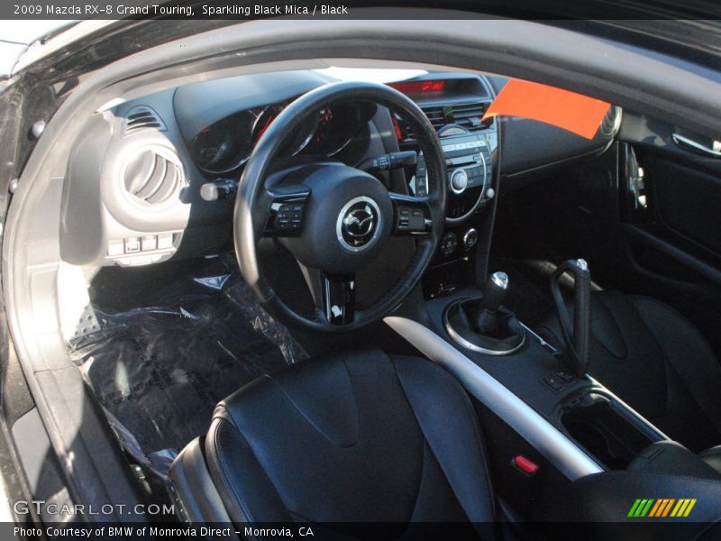 Sparkling Black Mica / Black 2009 Mazda RX-8 Grand Touring