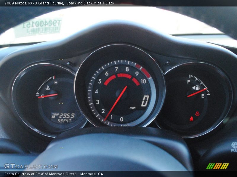 Sparkling Black Mica / Black 2009 Mazda RX-8 Grand Touring