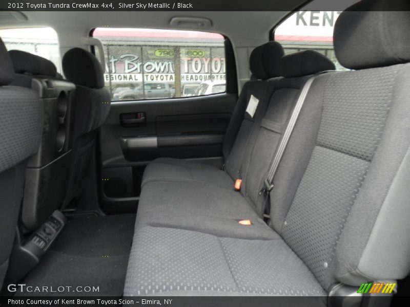 Silver Sky Metallic / Black 2012 Toyota Tundra CrewMax 4x4