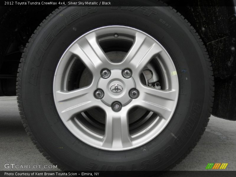 Silver Sky Metallic / Black 2012 Toyota Tundra CrewMax 4x4