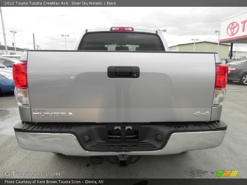 Silver Sky Metallic / Black 2012 Toyota Tundra CrewMax 4x4