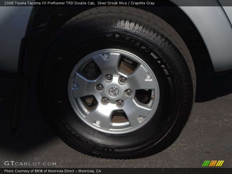 Silver Streak Mica / Graphite Gray 2008 Toyota Tacoma V6 PreRunner TRD Double Cab
