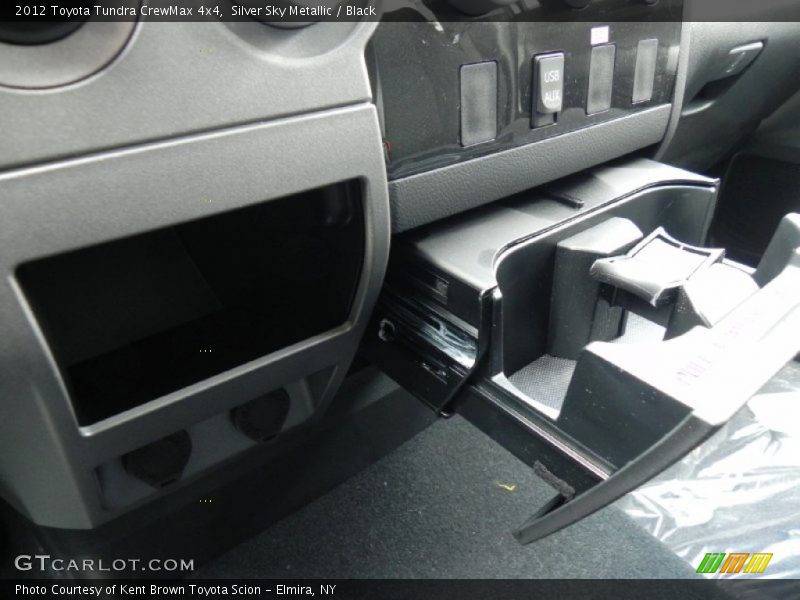 Silver Sky Metallic / Black 2012 Toyota Tundra CrewMax 4x4