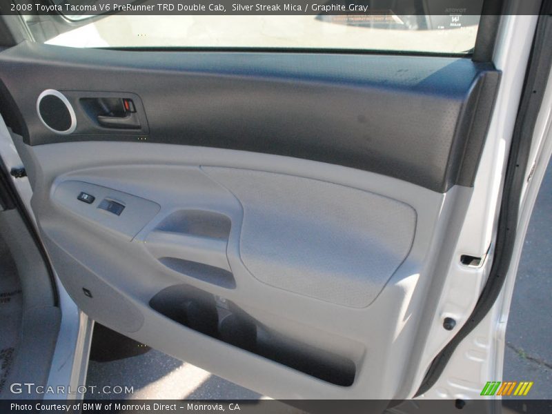 Silver Streak Mica / Graphite Gray 2008 Toyota Tacoma V6 PreRunner TRD Double Cab
