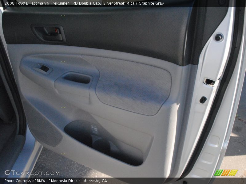 Silver Streak Mica / Graphite Gray 2008 Toyota Tacoma V6 PreRunner TRD Double Cab