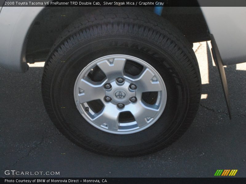 Silver Streak Mica / Graphite Gray 2008 Toyota Tacoma V6 PreRunner TRD Double Cab