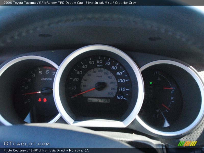 Silver Streak Mica / Graphite Gray 2008 Toyota Tacoma V6 PreRunner TRD Double Cab