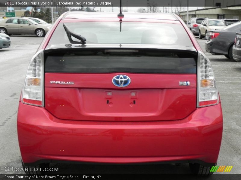 Barcelona Red Metallic / Bisque 2011 Toyota Prius Hybrid II