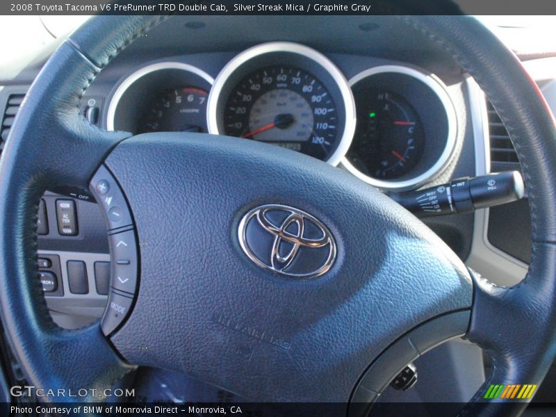 Silver Streak Mica / Graphite Gray 2008 Toyota Tacoma V6 PreRunner TRD Double Cab