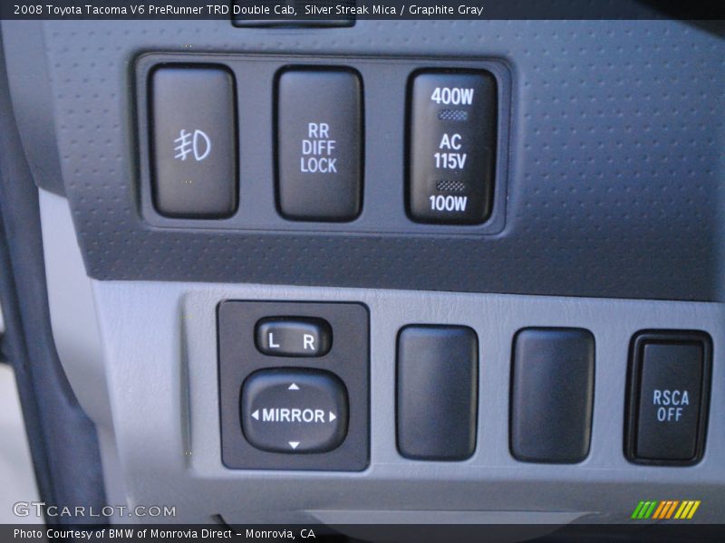 Silver Streak Mica / Graphite Gray 2008 Toyota Tacoma V6 PreRunner TRD Double Cab