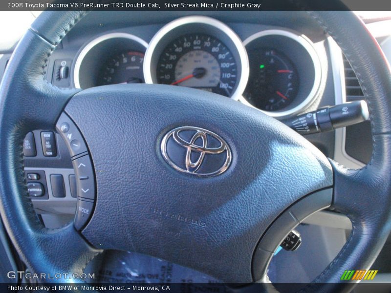 Silver Streak Mica / Graphite Gray 2008 Toyota Tacoma V6 PreRunner TRD Double Cab