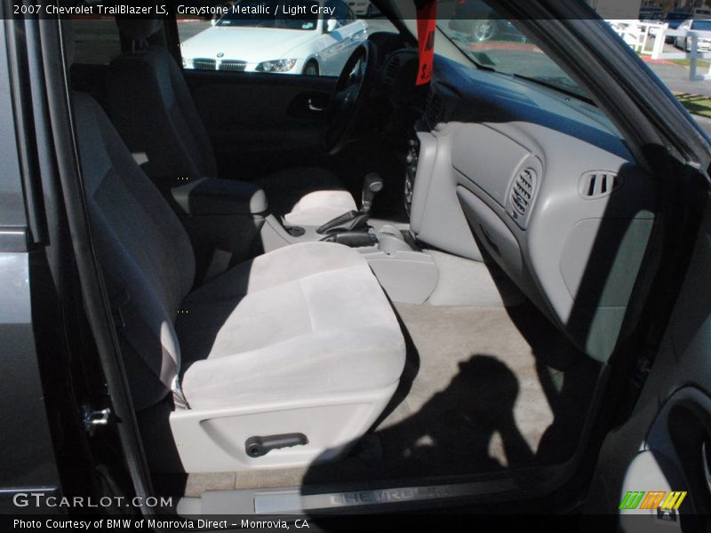 Graystone Metallic / Light Gray 2007 Chevrolet TrailBlazer LS
