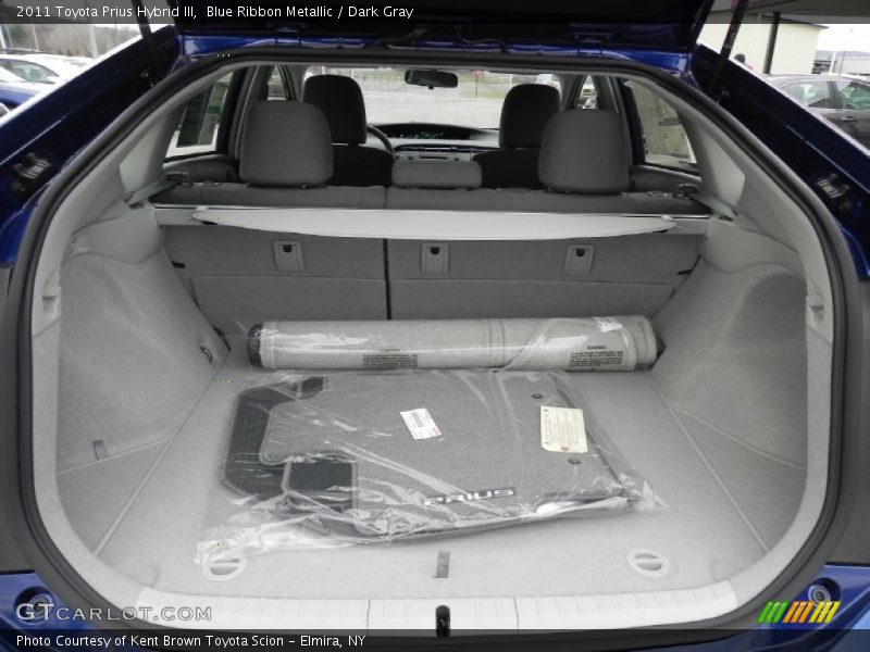 Blue Ribbon Metallic / Dark Gray 2011 Toyota Prius Hybrid III
