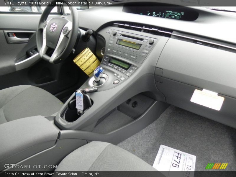 Blue Ribbon Metallic / Dark Gray 2011 Toyota Prius Hybrid III